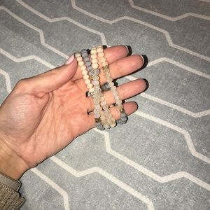 Beaded Cris-cross Bracelet